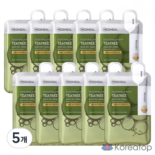 Тканевая маска для лица MEDIHEAL Tea Tree Nude Gel Mask, 50 шт.