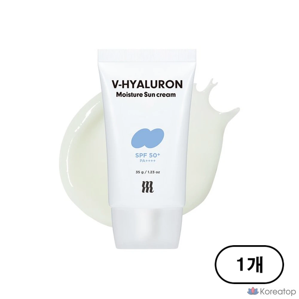 Увлажняющий солнцезащитный крем MERZY V с гиалуроновой кислотой SPF50+ PA++++, 35 г, 1 шт.