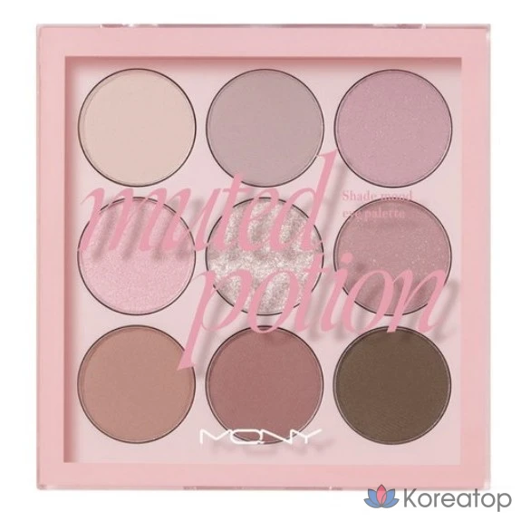 Палетка теней для век Mqny Shade Mood из 9 цветов, 1 шт.