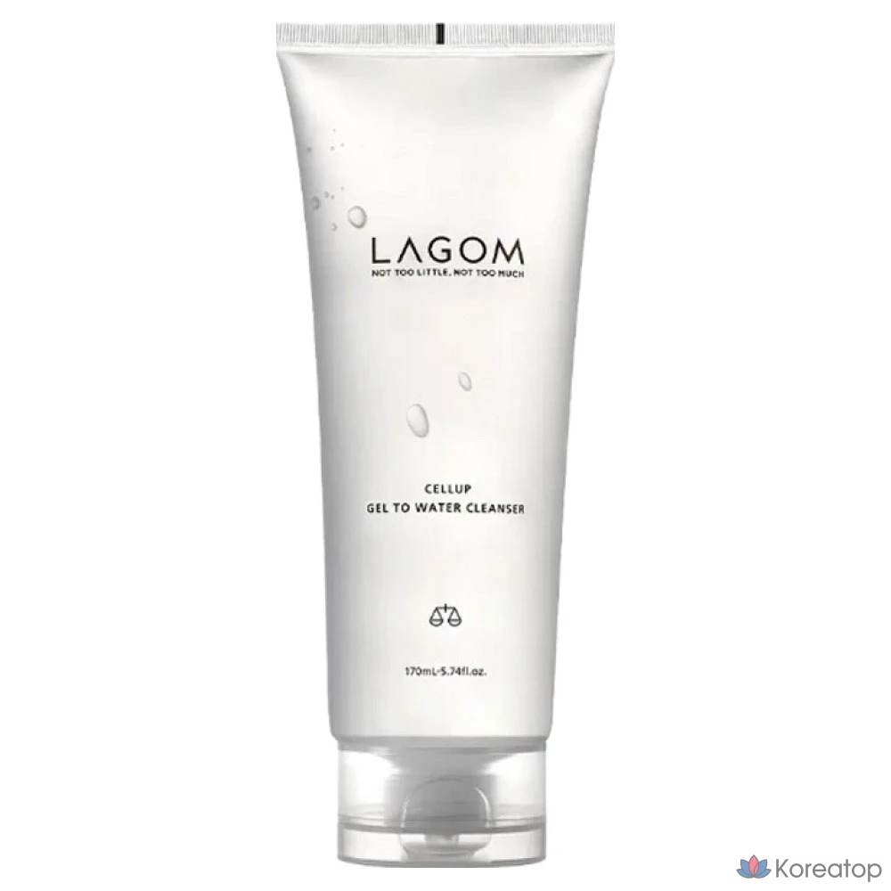 Гель-очищающее средство LAGOM Cellup Gel to Water Cleanser, 170 мл, 1 шт.