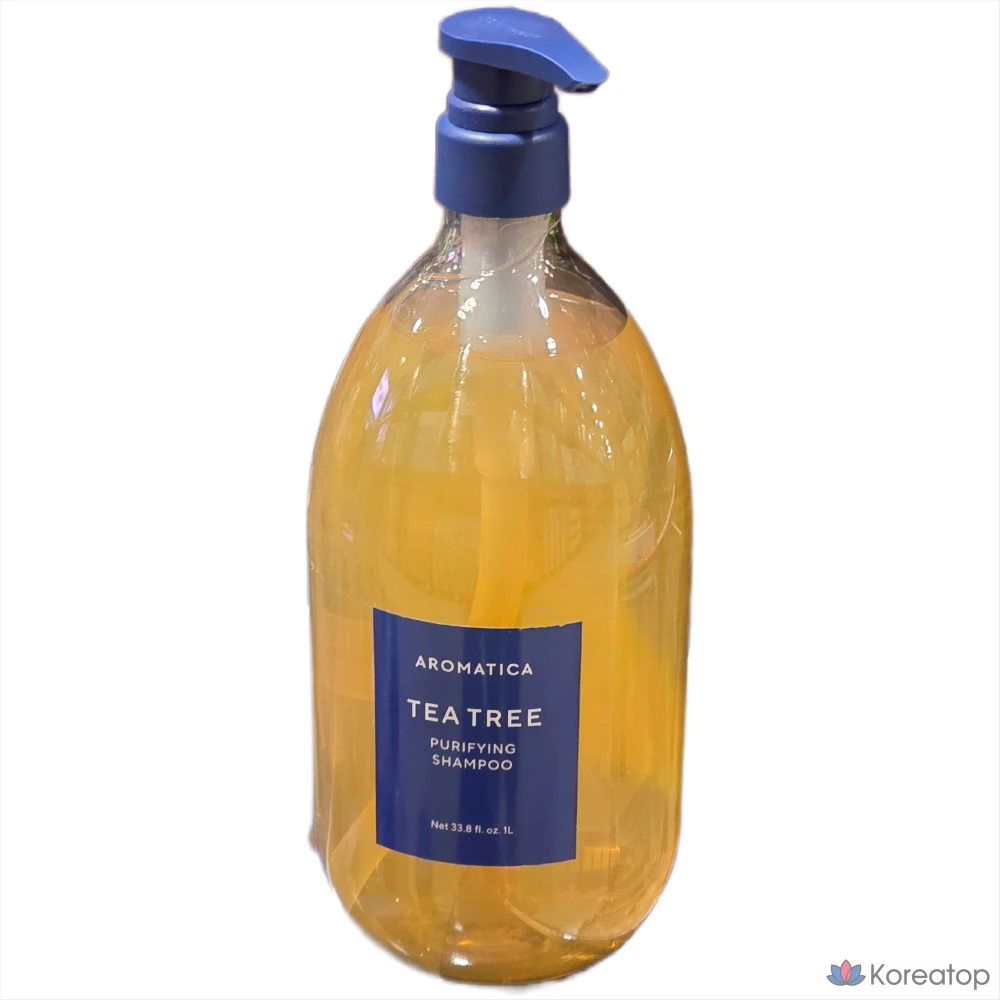 Очищающий шампунь с маслом чайного дерева Aromatica, 1 л, 1 упаковка