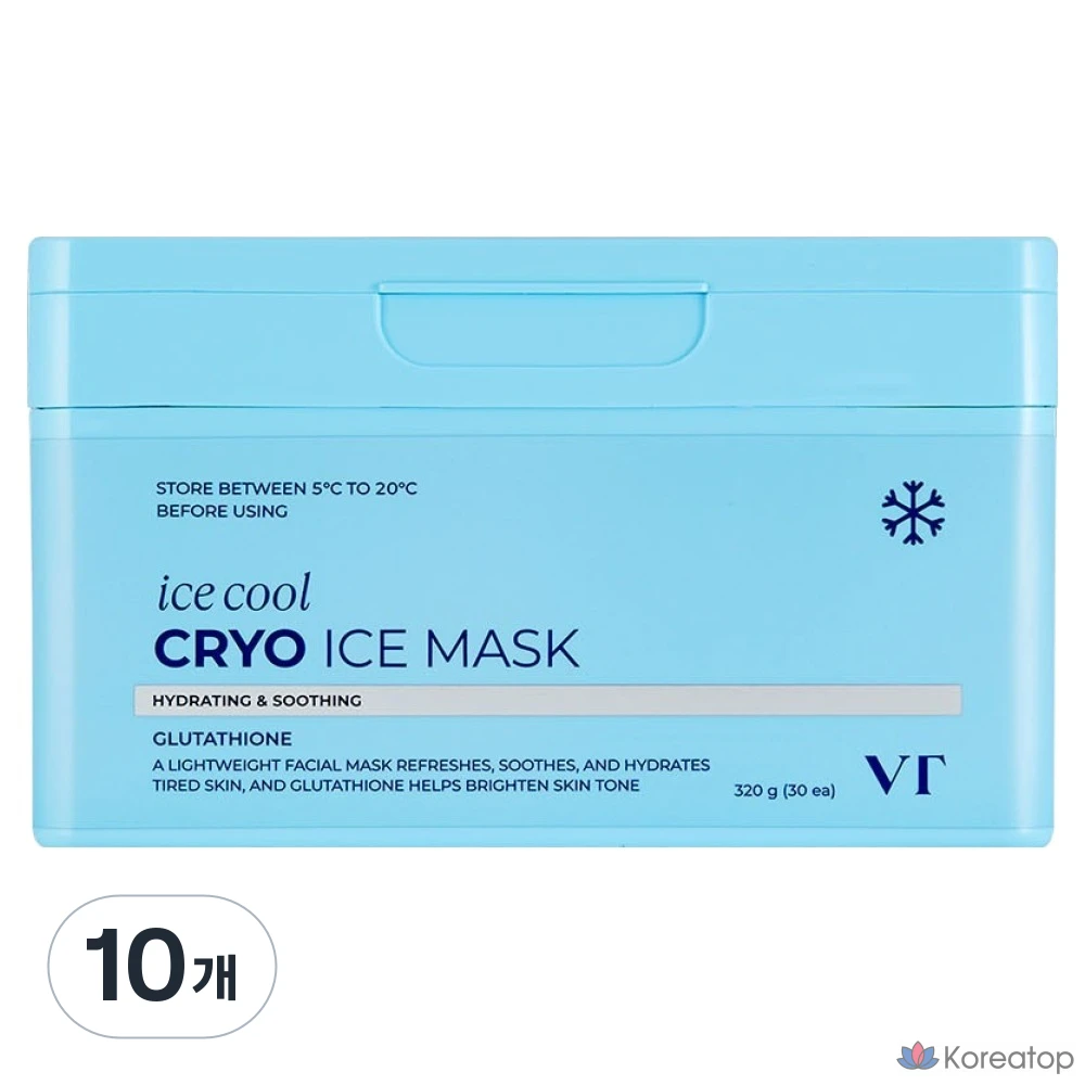 Тканевая маска для лица VT Cosmetics Crio Ice Mask, 30 шт.