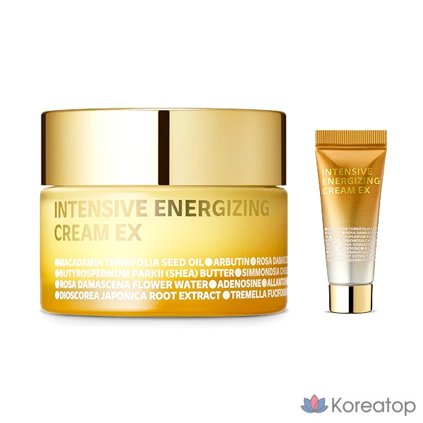 Интенсивный энергетический крем Isoi 60 мл EX + Крем для повышения эластичности EX 7 мл, 1 шт.