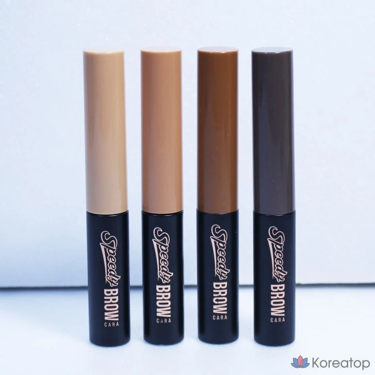 Тушь для бровей Peripera Speedy Skinny Brow Mascara, оттенок 02 Dark Brown, 5 шт.