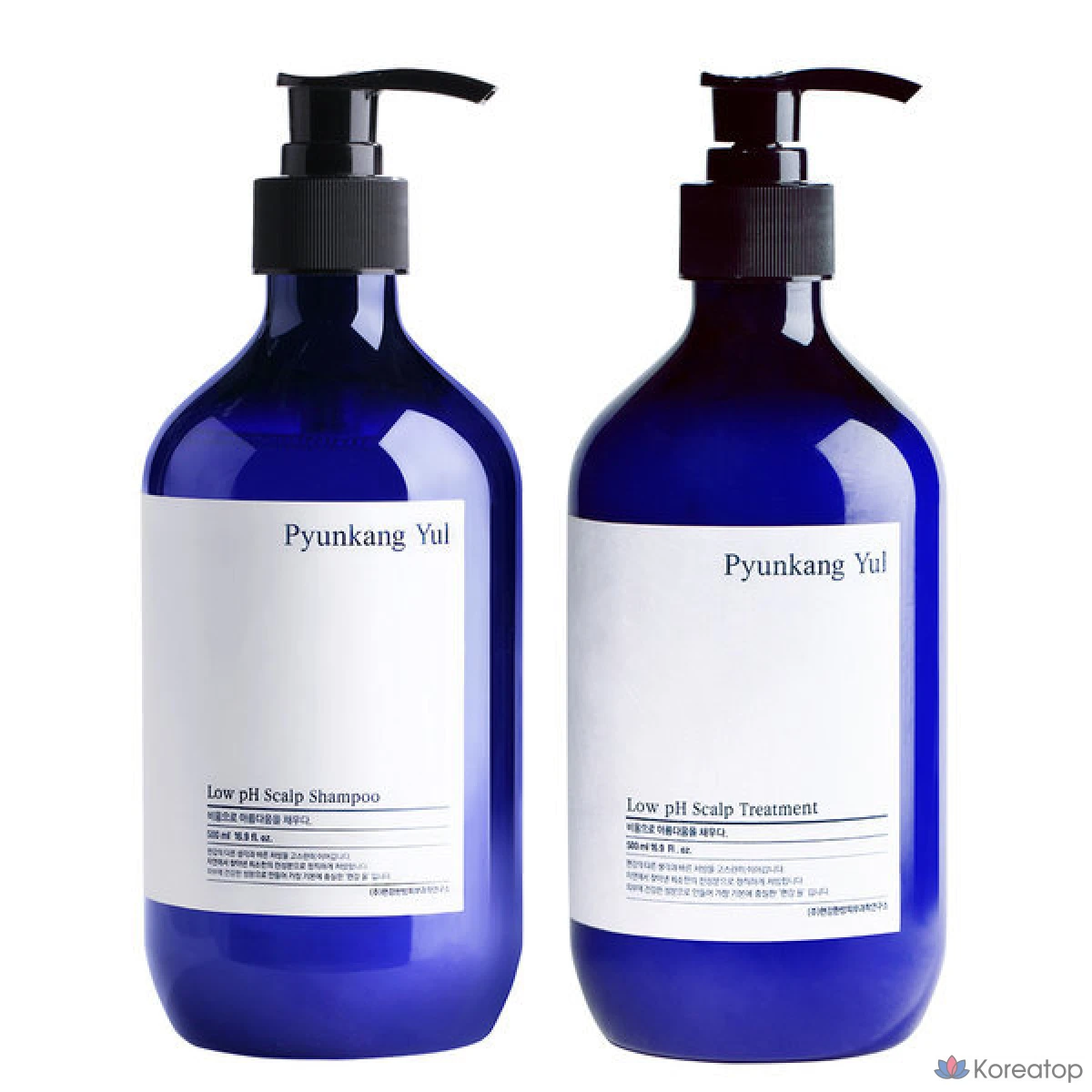 Слабокислотный шампунь и средство для кожи головы Pyungang Yul, 1 комплект
