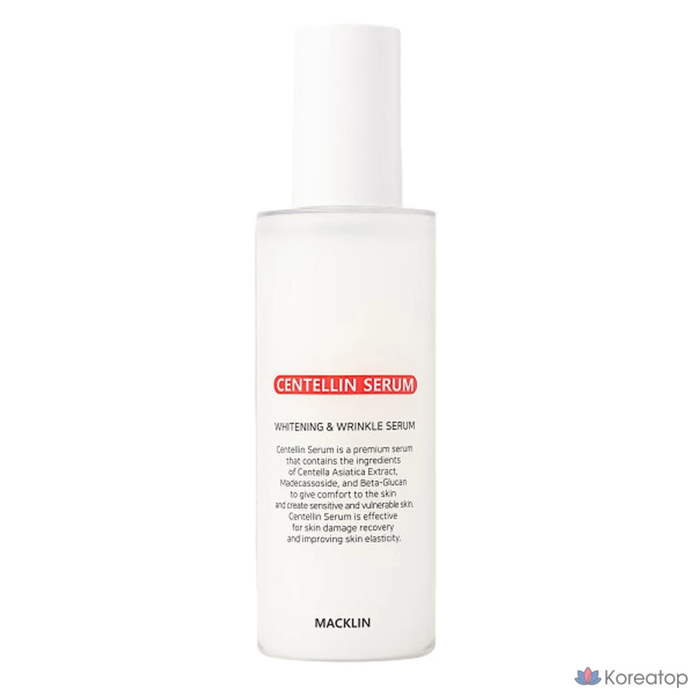 Centellin Serum 100 мл Macklin Cica Аденозиновая увлажняющая сыворотка, 1 шт.