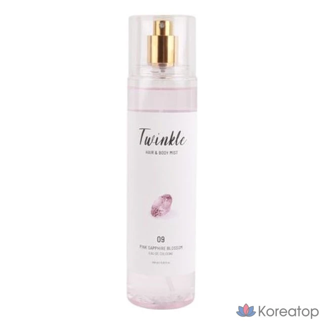 Парфюмированная вода для волос и тела FoodaHolic Twinkle Pink Sapphire Blossom Hair & Body Mist, 250 мл, 1 шт.
