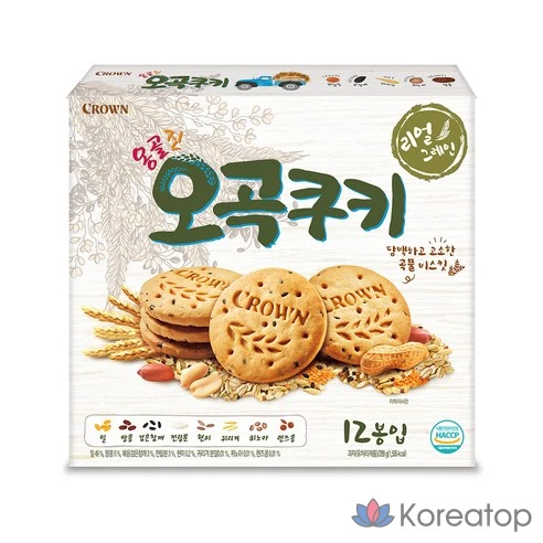 Печенье Crown Onggoljin Five Grain, 288 г