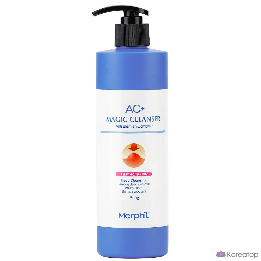 Гель для душа DASHU Body Acne/Back Acne Improvement/Approved AC+ Magic Body Wash с ароматом детского хлопка, 500 г, 1 шт.