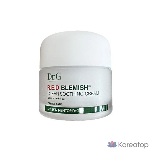 Успокаивающий крем Dr. G Red Blemish Clear Soothing Cream, 50 мл, 1 шт.