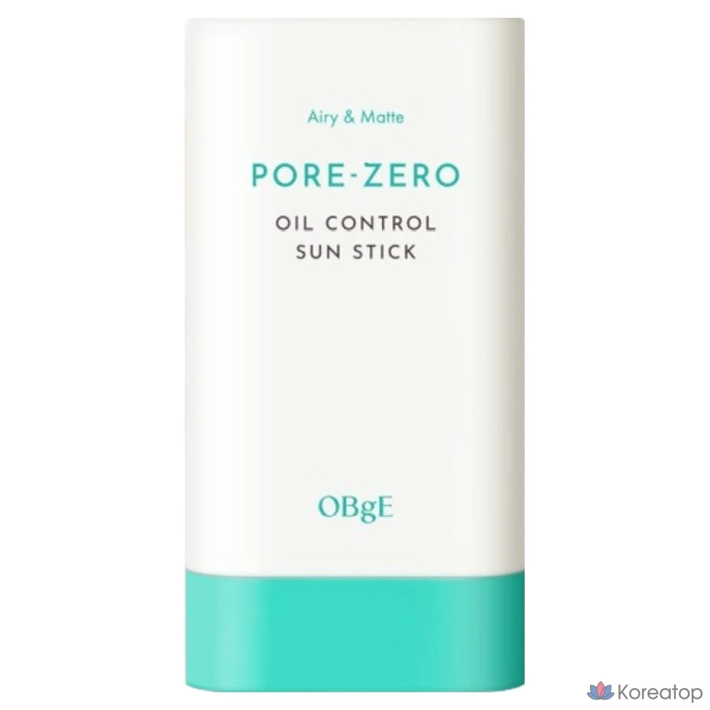 Солнцезащитный стик OBge Pore Zero Oil Control SPF50+ PA++++, 18 г, 1 шт.