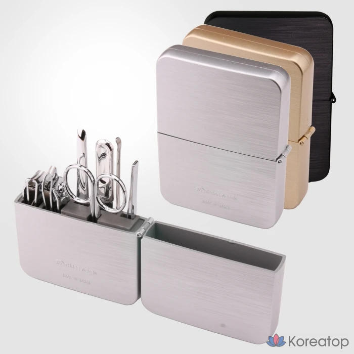 Набор для ухода Three Seven Nail Clipper Set (TS-4112C), хром, 1 шт.