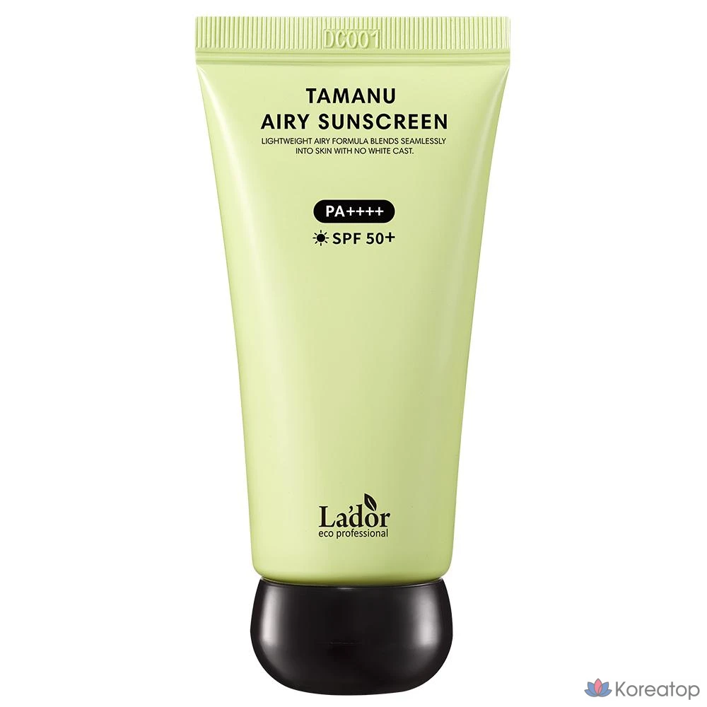 Солнцезащитный крем Lador Tamaru Airy Sunscreen (Organic Chemical), SPF50+ PA++++, 50 мл, 1 шт.