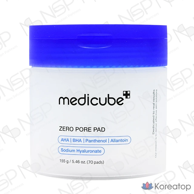 Пилинг-пэды Medicube Zero Pore Pad 2.0, 155 г, 70 шт.