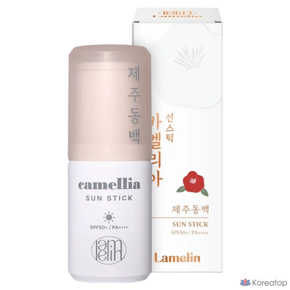 Солнцезащитный стик Lamelin Camellia Sun Stick SPF 50+ PA++++, 14 г, 1 шт.