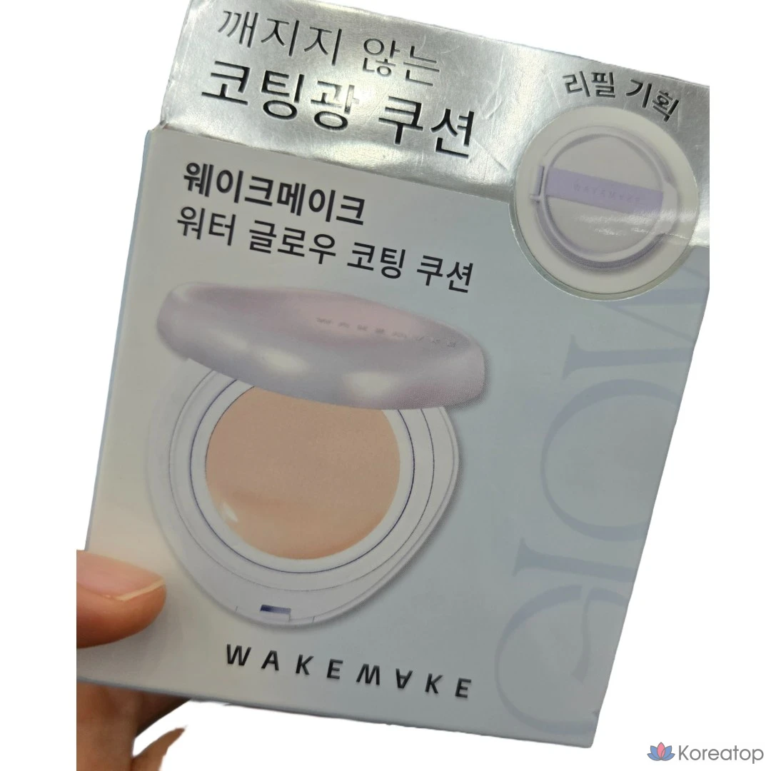 Кушон WAKEMAKE Water Glow Coating, оттенок 23 Beige, 1 шт.