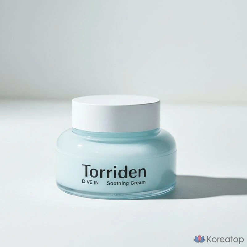 Успокаивающий крем Torriden Dive-In Low Molecular Hyaluronic Acid Soothing Cream, 100 мл, 1 шт.
