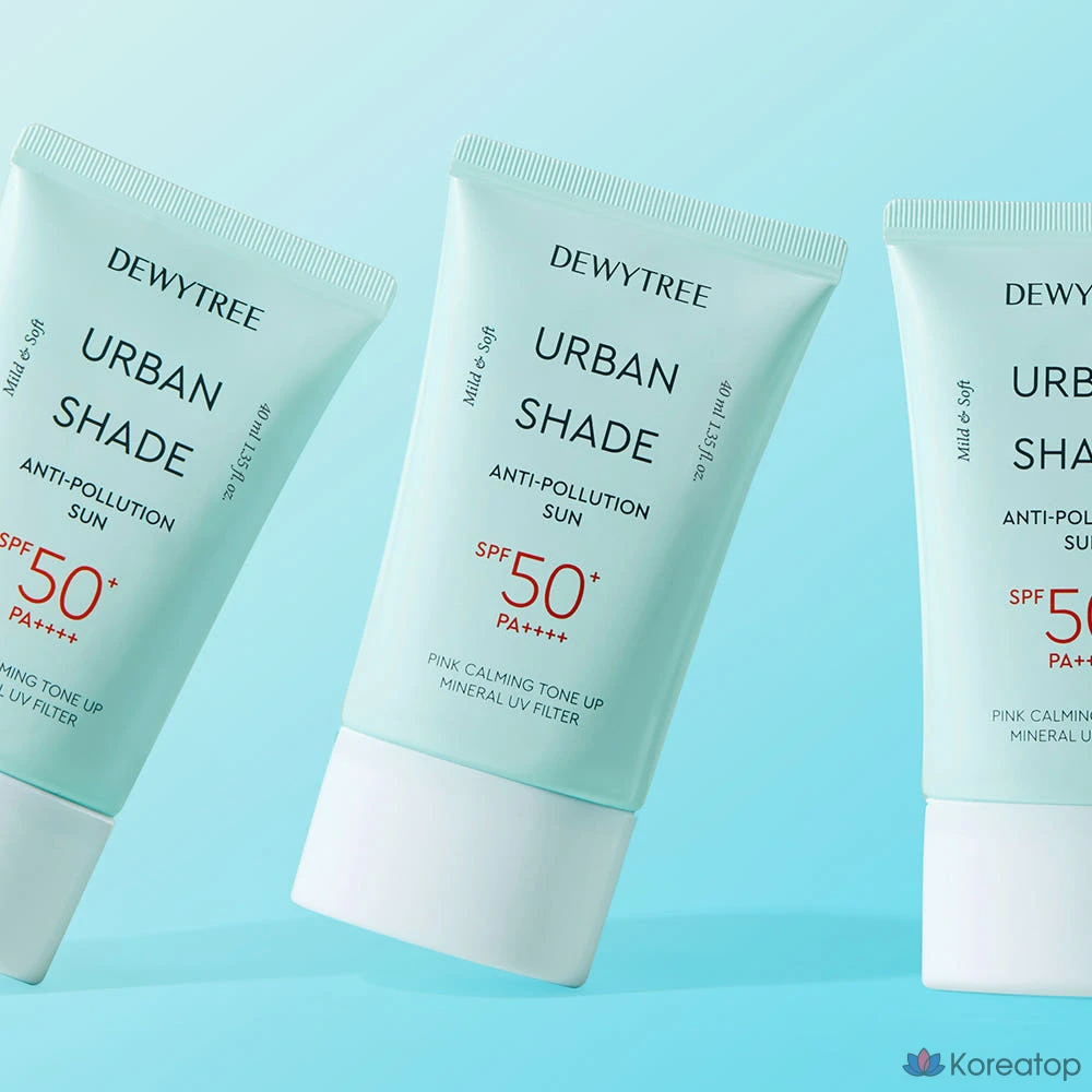 Солнцезащитный крем Dewytree Urban Shade Anti-Pollution Sun Tone-Up SPF50+PA++++, 40 мл, 1 шт.