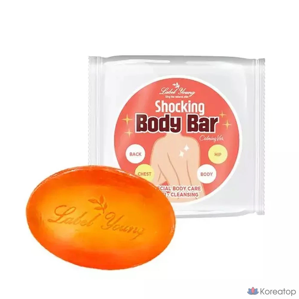 Мыло Shock Body Bacaming Back Acne Soap, 100 г, для ухода за проблемными участками кожи тела, увлажнение в душе, 1 шт.