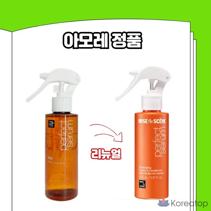 Спрей-кондиционер несмываемый Mise en Scene Perfect Mist, 150 мл, 1 шт.