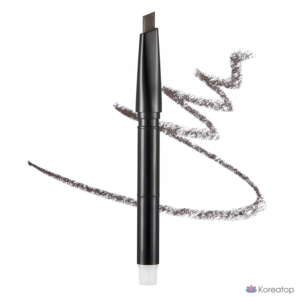 Сменный стержень для автоматического карандаша для бровей Designing Eyebrow Auto Pencil, 0,3 г, 02, серо-коричневый, 1 шт.