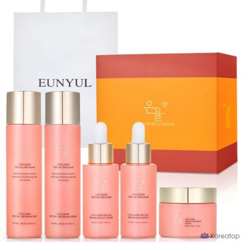 Набор для ухода Eunyul Collagen 5-piece Set, 12 шт.