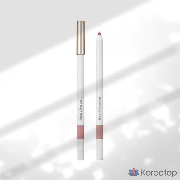 Тинт для губ Heart Percent Dot On Mood Lip Pencil Slim, оттенок B1 Rose Brown, 0.4 г, 1 шт.