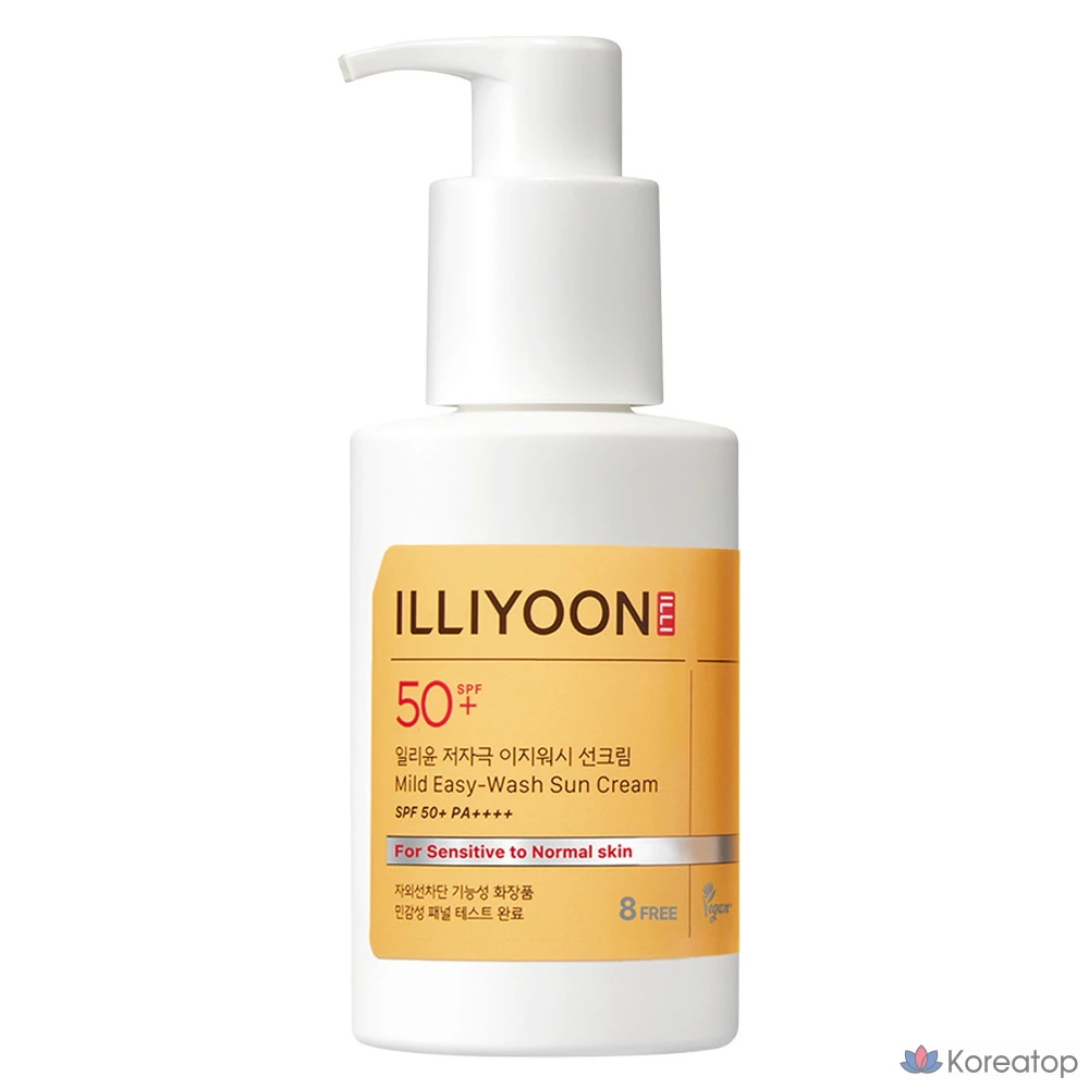 Солнцезащитный крем Illiyoon Low-Irritation Easy Wash SPF50+ PA++++, 150 мл, 1 шт.