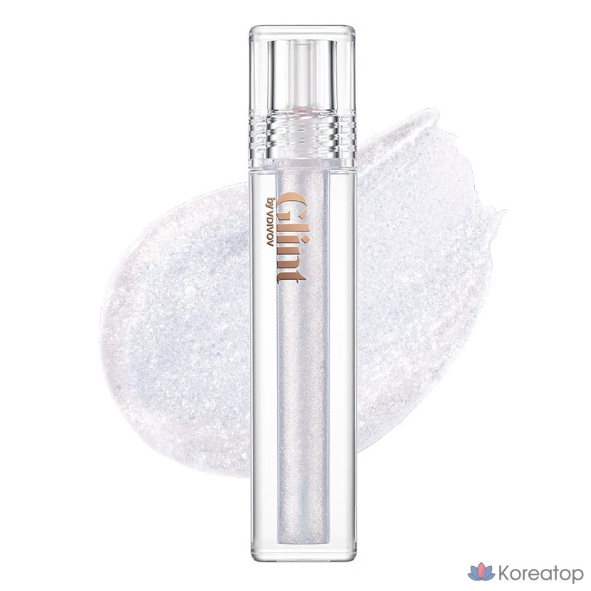 Жидкий гелевый хайлайтер Glint by VDIVOV, оттенок 03 Glitter Veil, 1 шт.