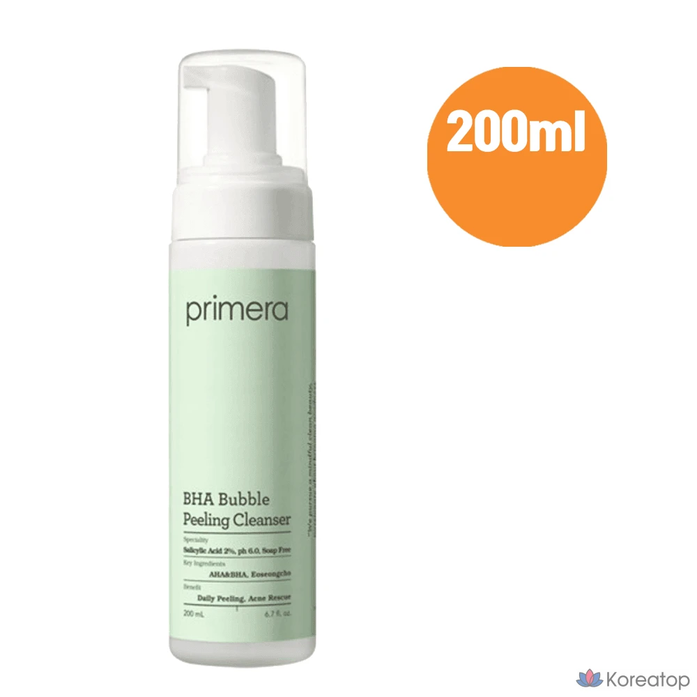 Пилинг-скраб PRIMERA BHA Bubble Peeling Cleanser, 200 мл, 1 шт.