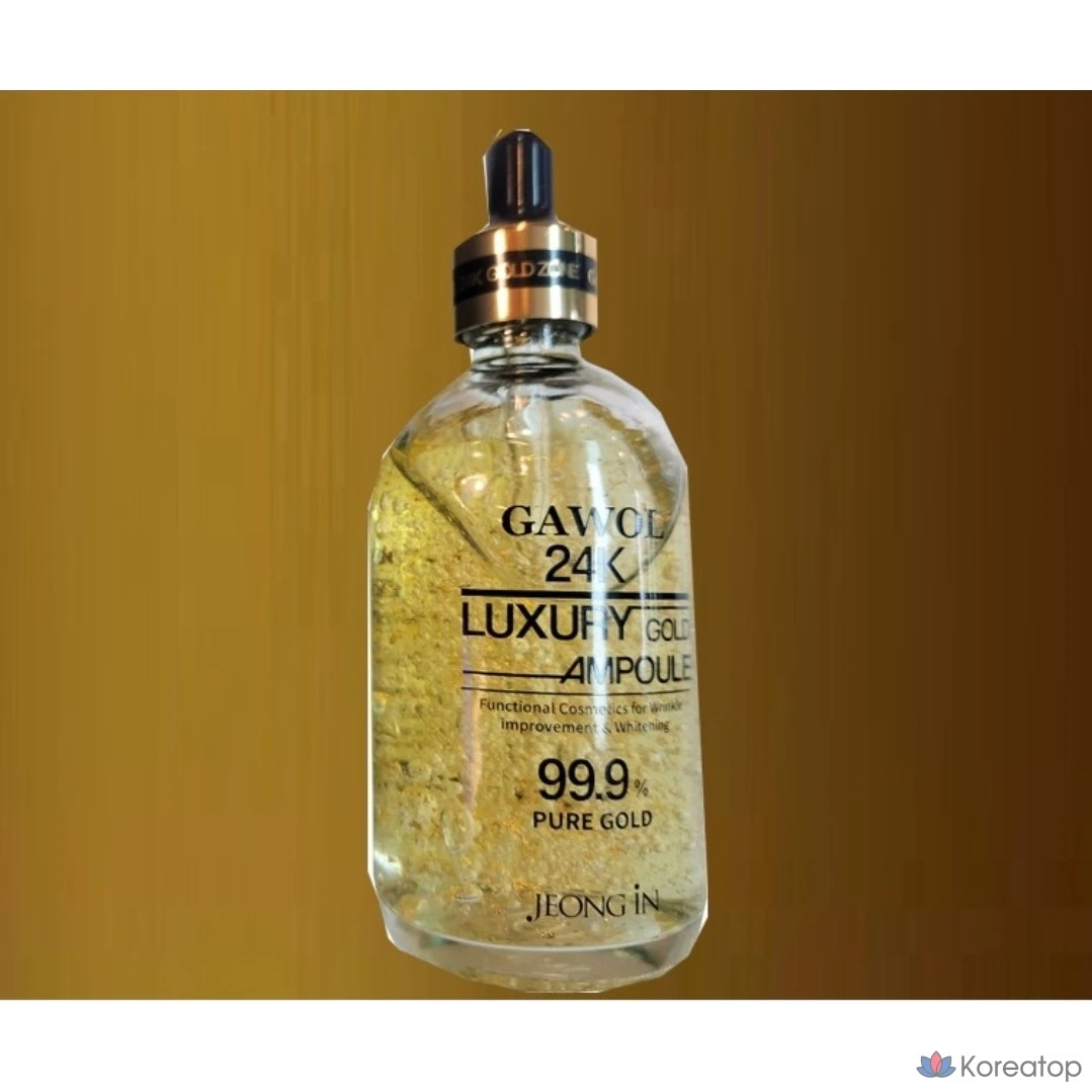 Ампула Ekel 24K Gold Solution 100 мл, 99,9% эссенция, 1 шт.