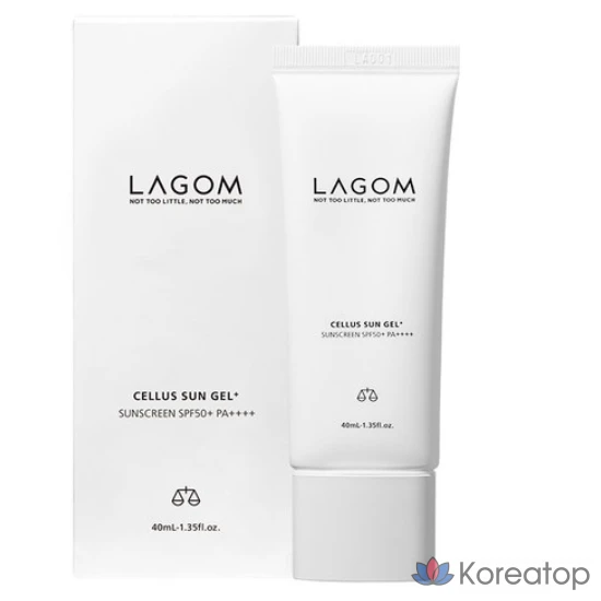 Lagom Cellus Sun Gel Plus SPF50+ PA++++, 40 мл, 1 шт.