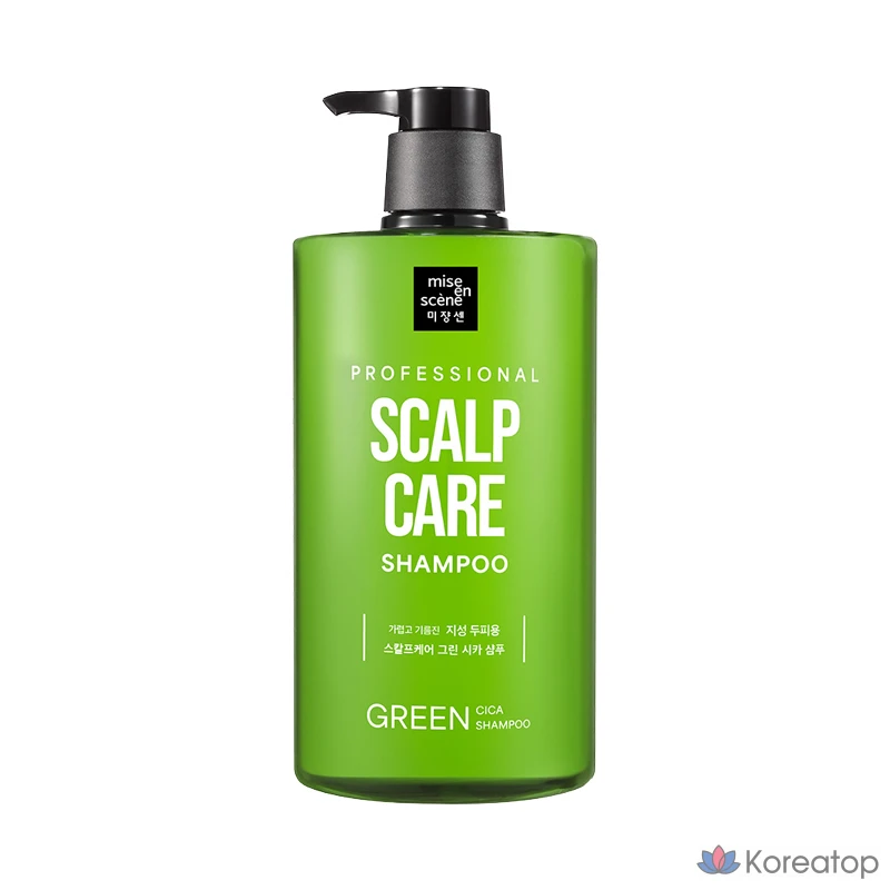 Шампунь для ухода за кожей головы Mise en Scene Scalp Care Green Cica, 1000 мл, 1 шт.