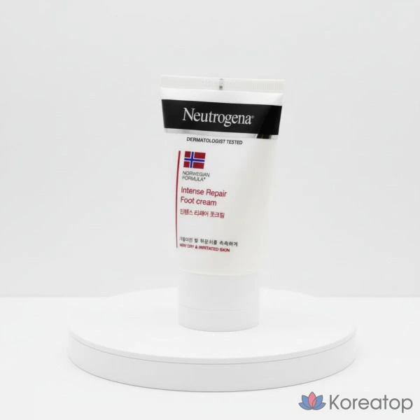 Крем для ног Neutrogena Intense Repair, 56 г, увлажняющий и смягчающий уход за пятками, 1 шт.