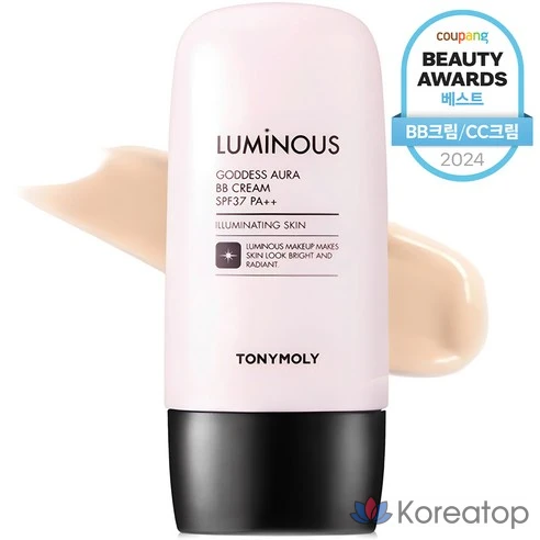 Тональный крем для лица корея Tony Moly Luminus Goddess Shine BB Cream SPF37 PA++