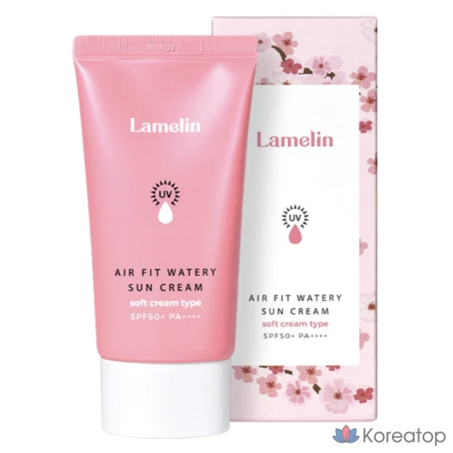 Солнцезащитный крем Lamelin Air Fit Watery Sunscreen SPF50+ PA++++, 50 мл, 1 шт.