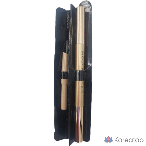 Карандаш для бровей Isa Knox Eyebrow Auto Pencil, оттенок Natural Gray, 0.2 г, 2 шт.