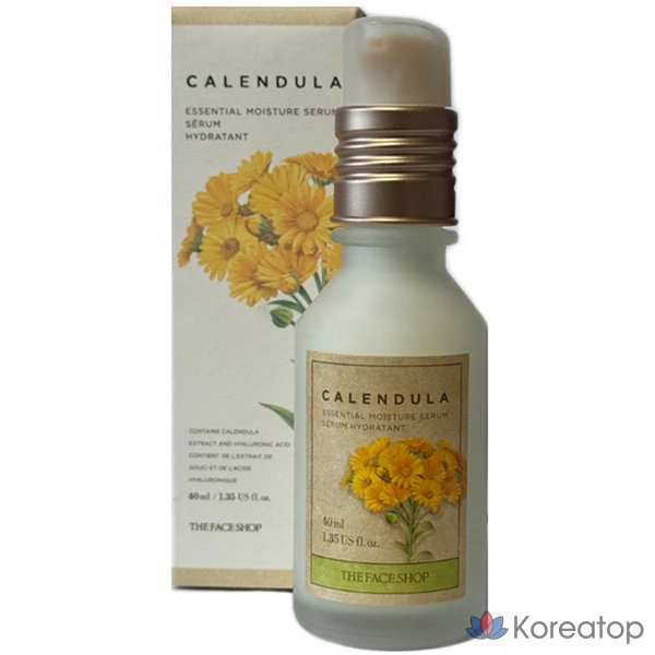 Сыворотка The Face Shop Calendula Essential Moisture Serum, 40 мл, 1 шт.