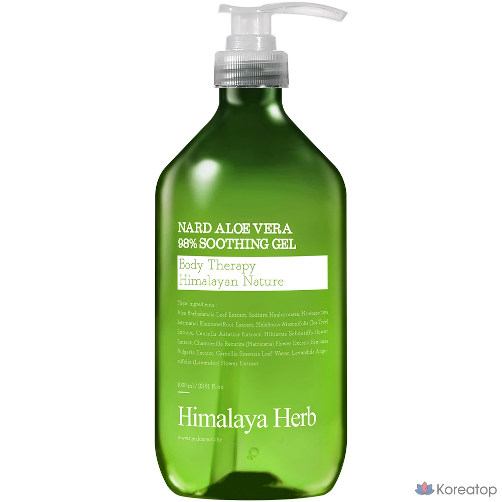 NARD Aloe Vera 98% успокаивающий гель, 1 л, 1 шт.