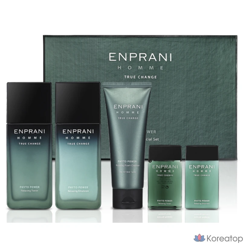 Набор для ухода Enprani Homme Phyto Power Skincare 3-piece Set, 1 шт.