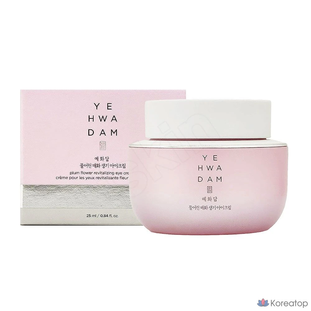 Крем для кожи вокруг глаз The Face Shop Yehwadam Watery Plum Blossom Glow Eye Cream, 25 мл, 1 шт.