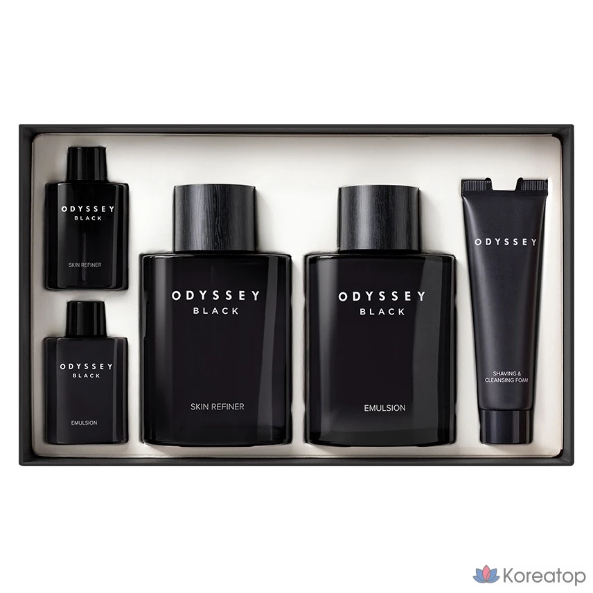 Набор базовой мужской косметики ODYSSEY Black Special, 1 комплект.