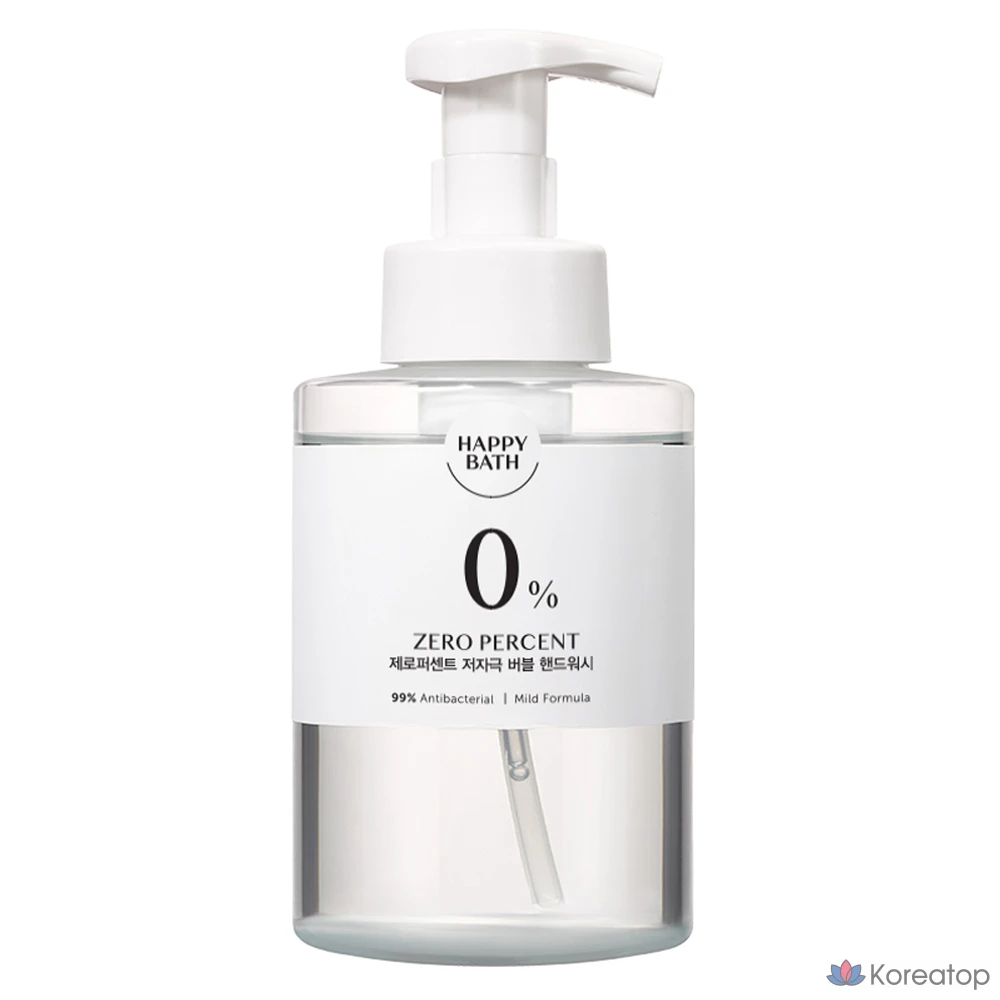 Жидкое мыло для рук Happy Bath Zero Percent Bubble, без запаха, 1 шт.