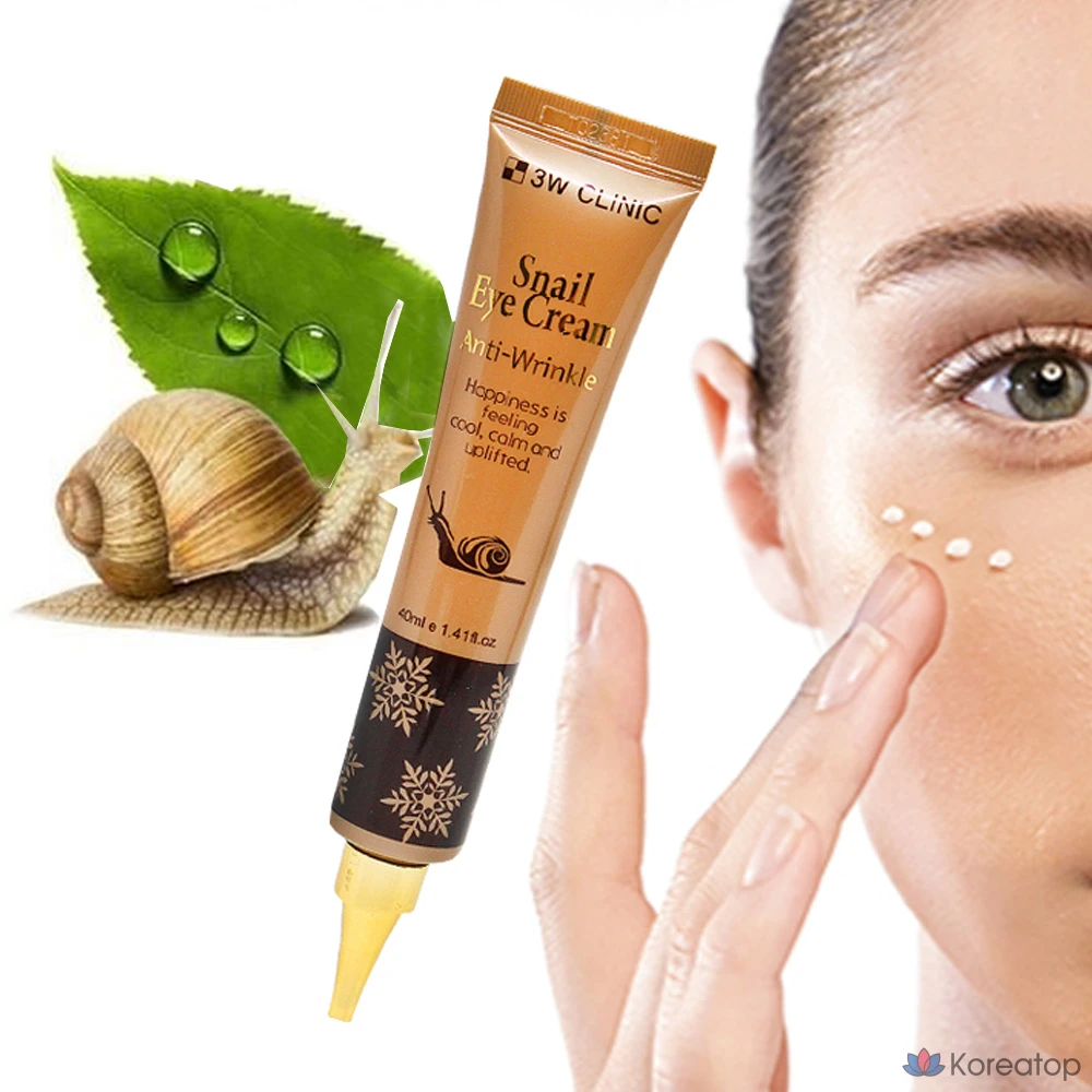 Крем для век 3W Clinic Snail Eye Cream Tube Type, 40 мл, 1 шт.