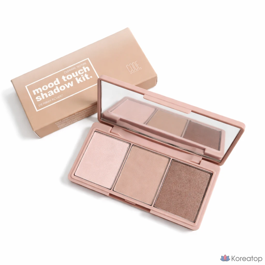 Набор теней для век Code glokolor Mood Touch Shadow Kit, № 02 Rose Mood, 1 шт.