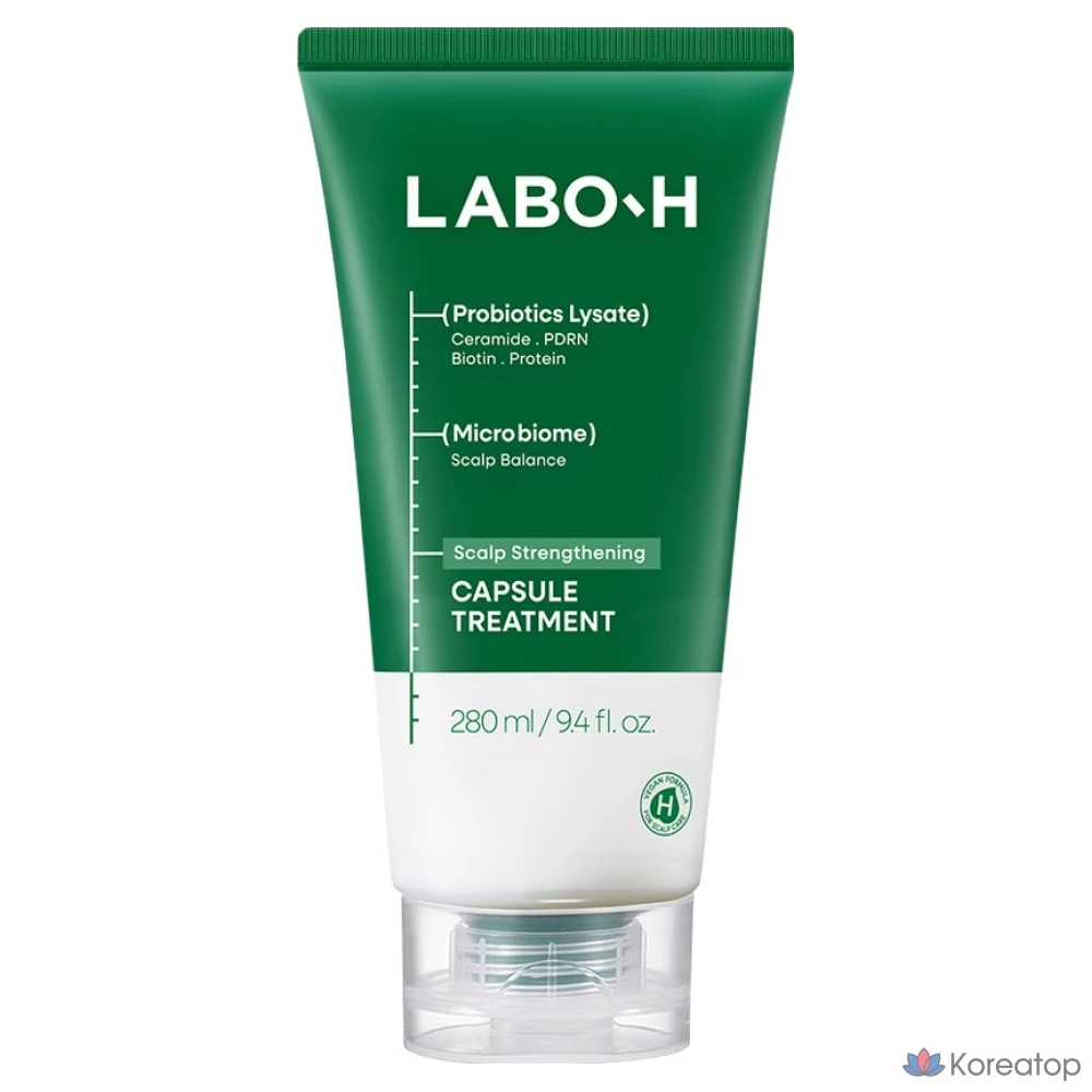 Капсульный уход для волос LABO-H Scalp Strengthening Clinic PDRN Protein Vitamin Silicone-Free Capsule Treatment, 280 мл, 1 шт.