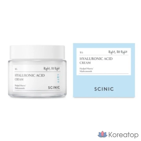 Крем Scinic Hyaluronic Acid Cream, 80 мл, 2 шт.