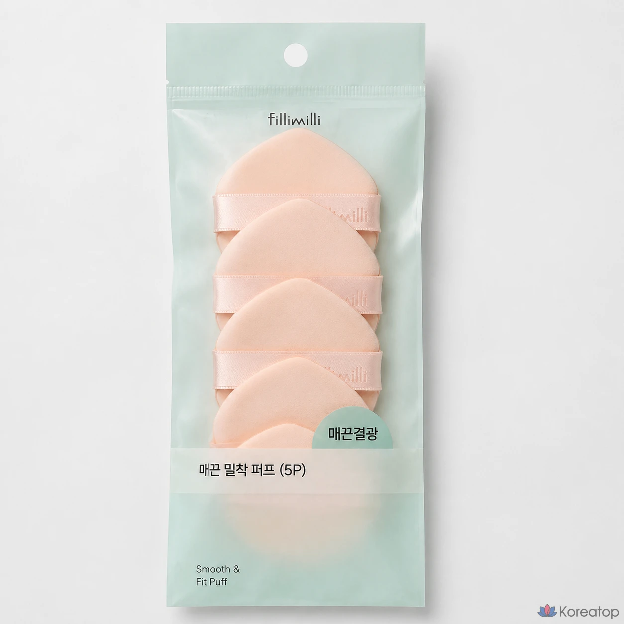 Спонж для макияжа Fillimilli Smooth Fit Puff, 5 шт.