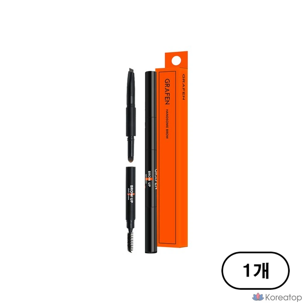 Накладные брови GRAFEN Brow Up для мужчин, темно-коричневые, 1 шт.