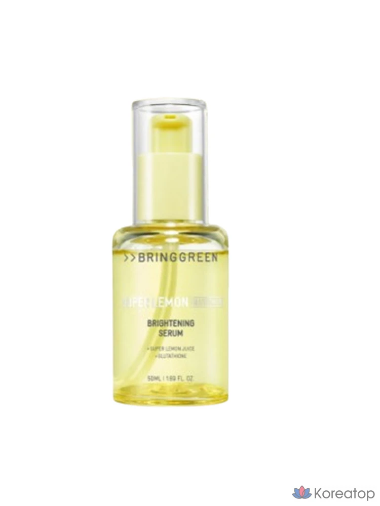 Осветляющая сыворотка с глутатионом Bring Green Super Lemon, 50 мл, 1 шт.